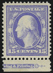 Sale 997, Lot 5885, 1908-10 Washington-Franklin Issues (Scott 331-356)