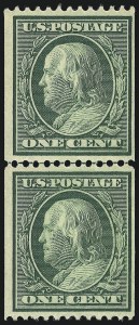 Sale 997, Lot 5891, 1908-10 Washington-Franklin Issues (Scott 331-356)