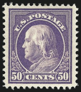 Sale 997, Lot 5985, 1912-14 Washington-Franklin Issue (Scott 405-423)