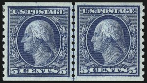 Sale 997, Lot 6016, 1913-15 Washington-Franklin Issues (Scott 424-460)