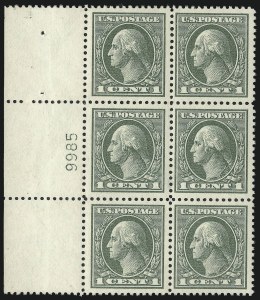 Sale 997, Lot 6073, 1918-20 Offset Printing Issues (Scott 525-536)