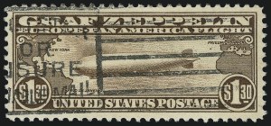Sale 997, Lot 6185, Air Post Graf Zeppelin Issue (Scott C13-C15)