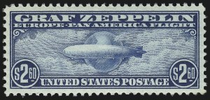 Sale Number 997, Lot Number 6186, Air Post Graf Zeppelin Issue (Scott C13-C15) Sale Number 997, Lot Number 6186, Air Post Graf Zeppelin Issue (Scott C13-C15)