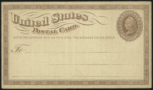 Sale 997, Lot 6368, The Falberg Collection of Postal Cards (UX1-UX9)
