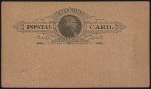 Sale 997, Lot 6381, The Falberg Collection of Postal Cards (UX1-UX9)