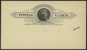 Sale 997, Lot 6382, The Falberg Collection of Postal Cards (UX1-UX9)