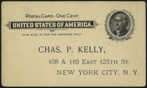Sale 997, Lot 6398, The Falberg Collection of Postal Cards (UX10-UX14)