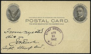 Sale 997, Lot 6405, The Falberg Collection of Postal Cards (UX17 Full Face McKinley)