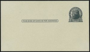 Sale 997, Lot 6430, The Falberg Collection of Postal Cards (UX18-UX27D)