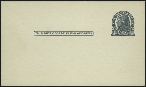 Sale 997, Lot 6431, The Falberg Collection of Postal Cards (UX18-UX27D)