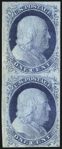 Sale 998, Lot 122, Plate One Late Unused