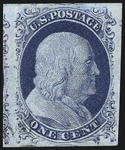 Sale Number 998, Lot Number 141, Plate One Late Gem Examples