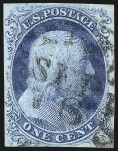 Sale 998, Lot 23, Plate One Early - Type II Gem Examples
