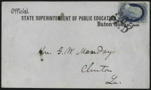 Sale 998, Lot 246, Plate One Late On Cover