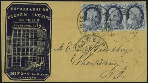 Sale 998, Lot 272, Plate One Late On Cover