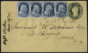 Sale 998, Lot 287, Plate One Late On Cover