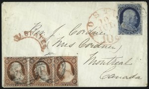 Sale 998, Lot 291, Plate One Late On Cover