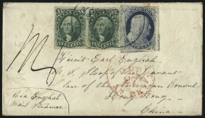 Sale 998, Lot 307, Plate One Late On Cover
