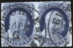 Sale 998, Lot 319, Plate Two Big Crack