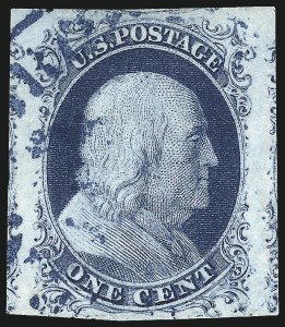 Sale 998, Lot 324, Plate Two Double Transfers