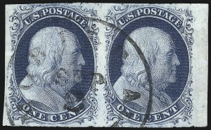 Sale 998, Lot 359, Plate Two Pairs and Strips