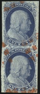 Sale 998, Lot 361, Plate Two Pairs and Strips