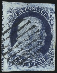 Sale 998, Lot 424, Plate Four Imprint Examples