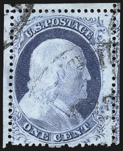 Sale 998, Lot 465, Perforated Stamps From Plate One Late Off Cover