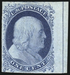 Sale 998, Lot 93, Plate One Late Imprint and Centerline Copies