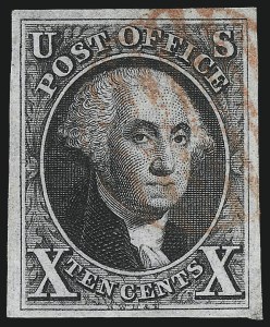 Sale 1007, Lot 2083, 10c 1847 Issue (Scott 2)