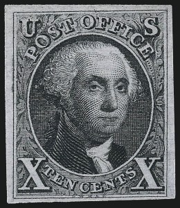 Sale 1007, Lot 2099, 1875 Reproduction of 1847 Issue (Scott 3-4)