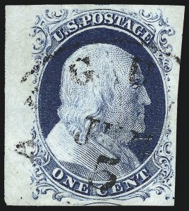 Sale 1007, Lot 2105, 1c-10c 1851-56 Issue (Scott 7-16)