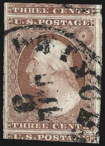 Sale 1007, Lot 2109, 1c-10c 1851-56 Issue (Scott 7-16)