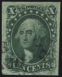 Sale 1007, Lot 2117, 1c-10c 1851-56 Issue (Scott 7-16)
