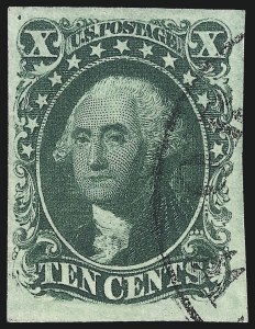 Sale 1007, Lot 2119, 1c-10c 1851-56 Issue (Scott 7-16)