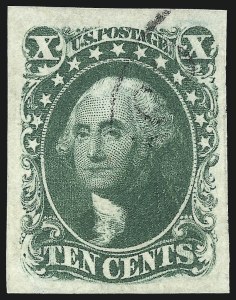 Sale 1007, Lot 2124, 1c-10c 1851-56 Issue (Scott 7-16)