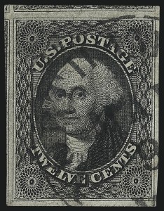 Sale Number 1007, Lot Number 2126, 12c 1851-56 Issue (Scott 17) Sale Number 1007, Lot Number 2126, 12c 1851-56 Issue (Scott 17)