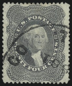Sale Number 1007, Lot Number 2171, 24c-90c 1857-60 Issue (Scott 37-39) Sale Number 1007, Lot Number 2171, 24c-90c 1857-60 Issue (Scott 37-39)