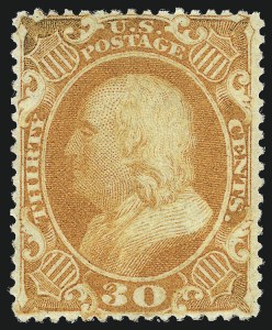 Sale 1007, Lot 2173, 24c-90c 1857-60 Issue (Scott 37-39)
