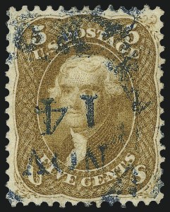 Sale 1007, Lot 2202, 1861-66 Issue (Scott 56-68)