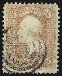Sale 1007, Lot 2227, 1867-68 Grilled Issue (Scott 79-96)