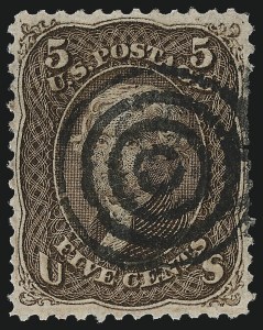 Sale 1007, Lot 2240, 1867-68 Grilled Issue (Scott 79-96)