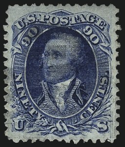 Sale 1007, Lot 2251, 1867-68 Grilled Issue (Scott 97-101)