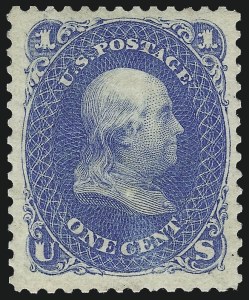 Sale 1007, Lot 2254, 1875 Re-Issue of 1861-66 Issue (Scott 102-108)