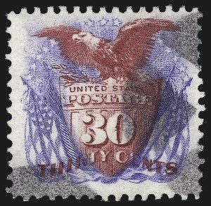 Sale 1007, Lot 2319, 1875 Re-Issue of 1869 Pictorial Issue (Scott 123-133a)