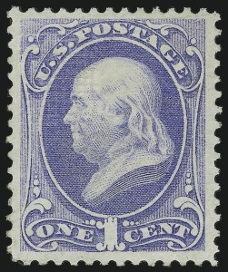 Sale 1007, Lot 2322, 1870-71 National Bank Note Co. Grilled Issue (Scott 134-144)