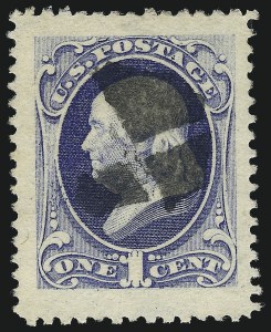 Sale 1007, Lot 2356, 1875-79 Continental and American Bank Note Co. Issues (Scott 182-191)