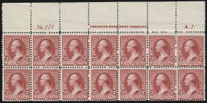 Sale 1007, Lot 2389, 1890-93 Issue (Scott 219D-229)