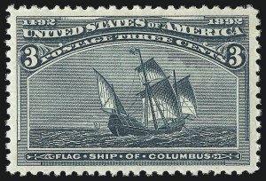 Sale Number 1007, Lot Number 2403, 1893 Columbian Issue (1c thru 30c, Scott 230-239) Sale Number 1007, Lot Number 2403, 1893 Columbian Issue (1c thru 30c, Scott 230-239)