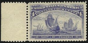 Sale Number 1007, Lot Number 2407, 1893 Columbian Issue (1c thru 30c, Scott 230-239) Sale Number 1007, Lot Number 2407, 1893 Columbian Issue (1c thru 30c, Scott 230-239)